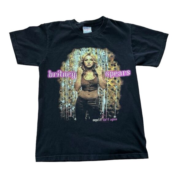 Vintage Britney Spears Concert Tee Authentic 2000s Oops!…I Did It Again Size S - Picture 2 of 12